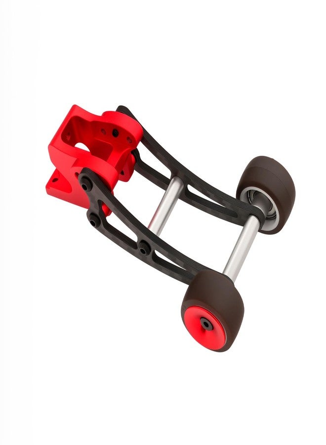 Mesimsple Carbon Fiber Adjustable Wheelie Bar for 1/14 H14BM 14209 14210 Series Upgrade Parts Red - Image 1